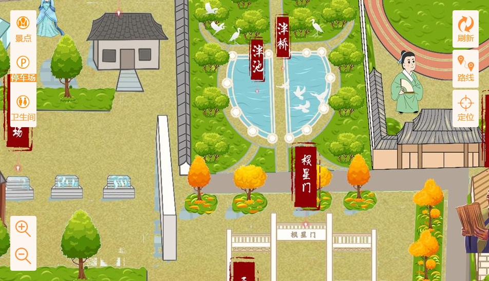 大朗镇手绘地图景区语音讲解导览系统：智慧景区建设的基石